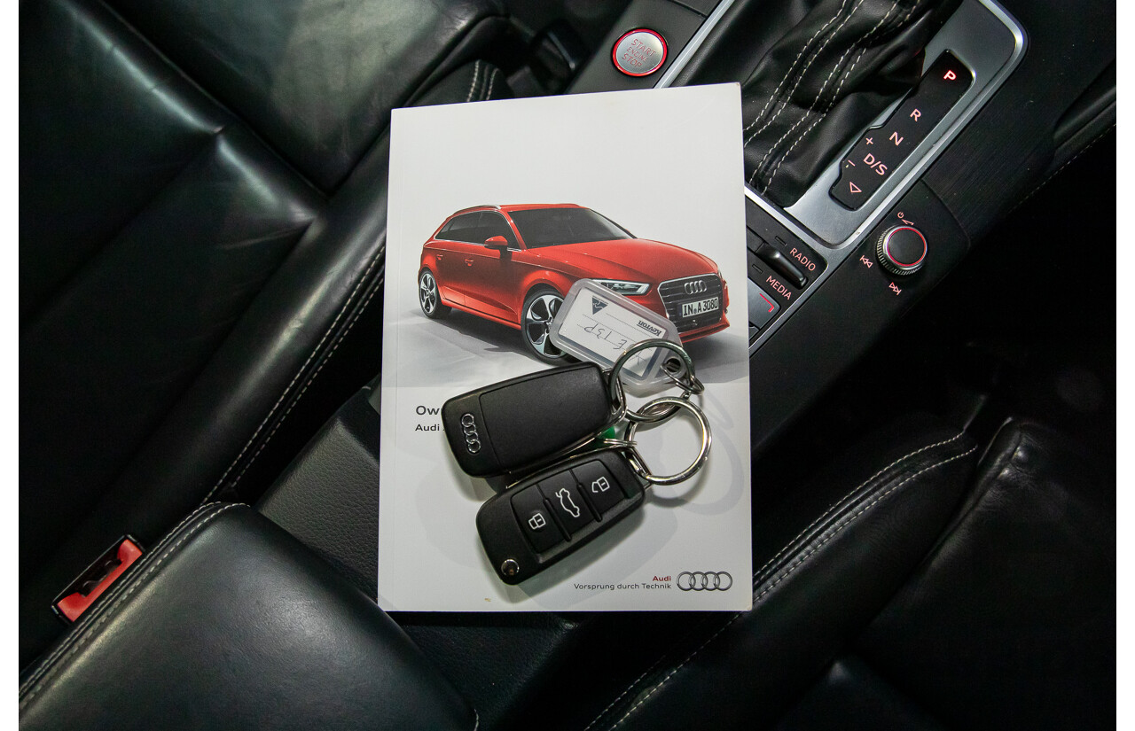 8/2015 Audi S3 2.0 TFSI Quattro 8V MY15 4d Sedan Glacier White Turbo 2.0L