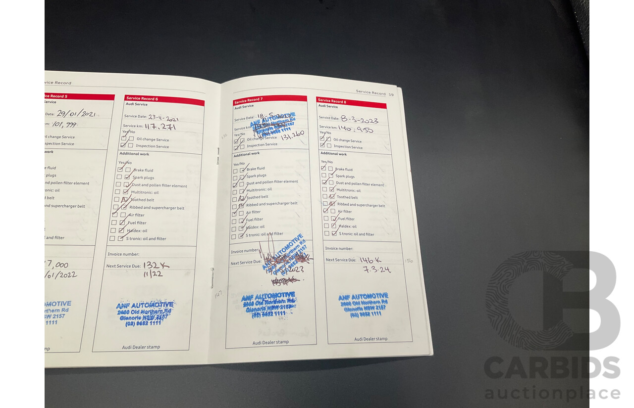 8/2015 Audi S3 2.0 TFSI Quattro 8V MY15 4d Sedan Glacier White Turbo 2.0L