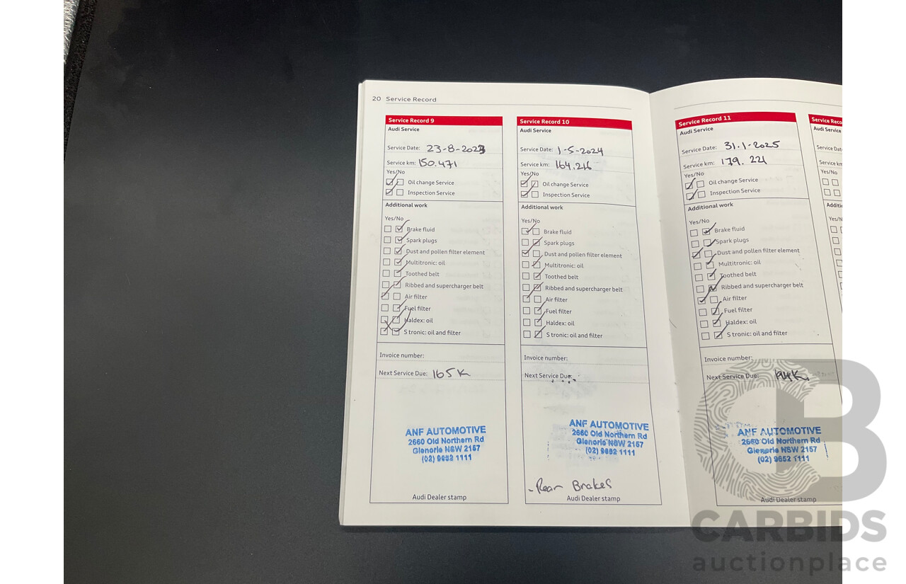 8/2015 Audi S3 2.0 TFSI Quattro 8V MY15 4d Sedan Glacier White Turbo 2.0L