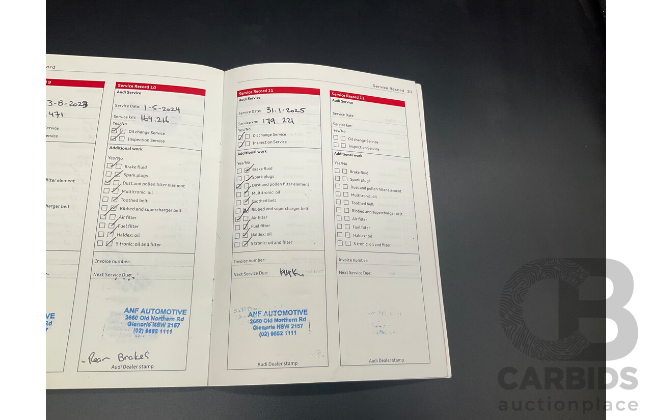 8/2015 Audi S3 2.0 TFSI Quattro 8V MY15 4d Sedan Glacier White Turbo 2.0L