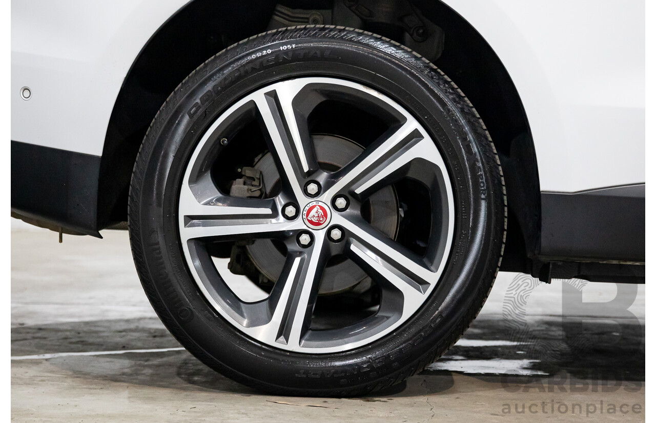 02/2017 Jaguar F-Pace 30d Portfolio (AWD) MY17 4d Wagon Glacier White Turbo Diesel V6 3.0L