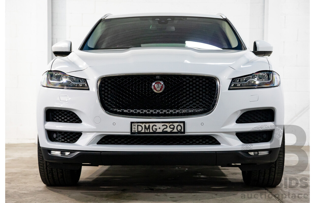 02/2017 Jaguar F-Pace 30d Portfolio (AWD) MY17 4d Wagon Glacier White Turbo Diesel V6 3.0L