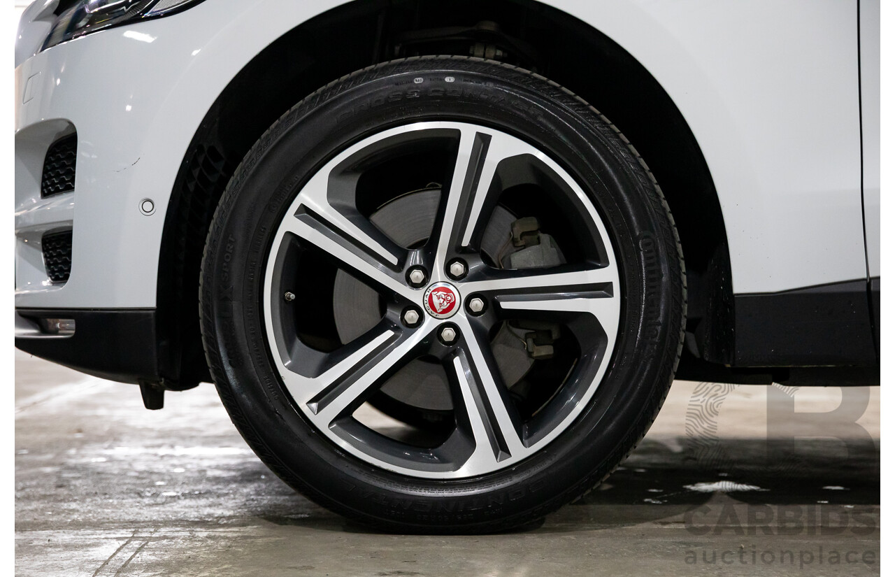 02/2017 Jaguar F-Pace 30d Portfolio (AWD) MY17 4d Wagon Glacier White Turbo Diesel V6 3.0L