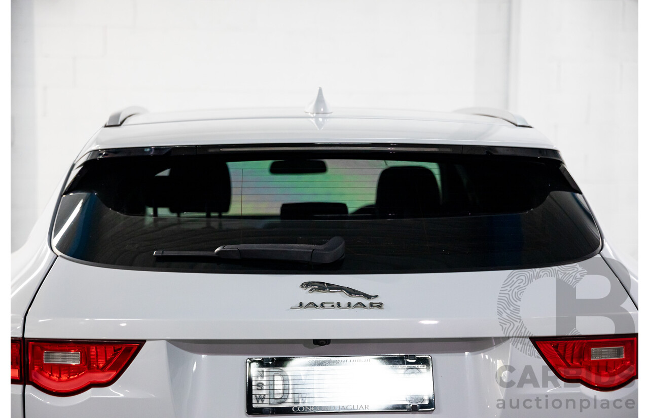 02/2017 Jaguar F-Pace 30d Portfolio (AWD) MY17 4d Wagon Glacier White Turbo Diesel V6 3.0L