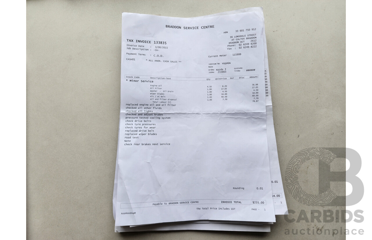 8/2009 Mazda Mazda3 SP25 BL 5d Hatchback Silver 2.5L