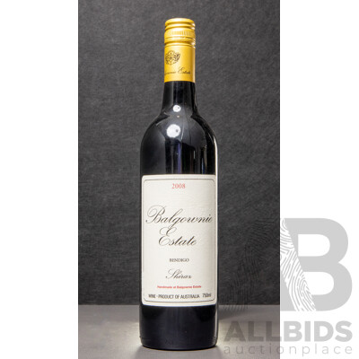 Balgownie Estate Bendigo Shiraz Vintage 2008
