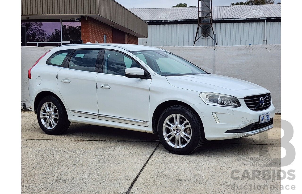 8/2014 Volvo Xc60 D5 Luxury DZ MY14 4d Wagon White 2.4L