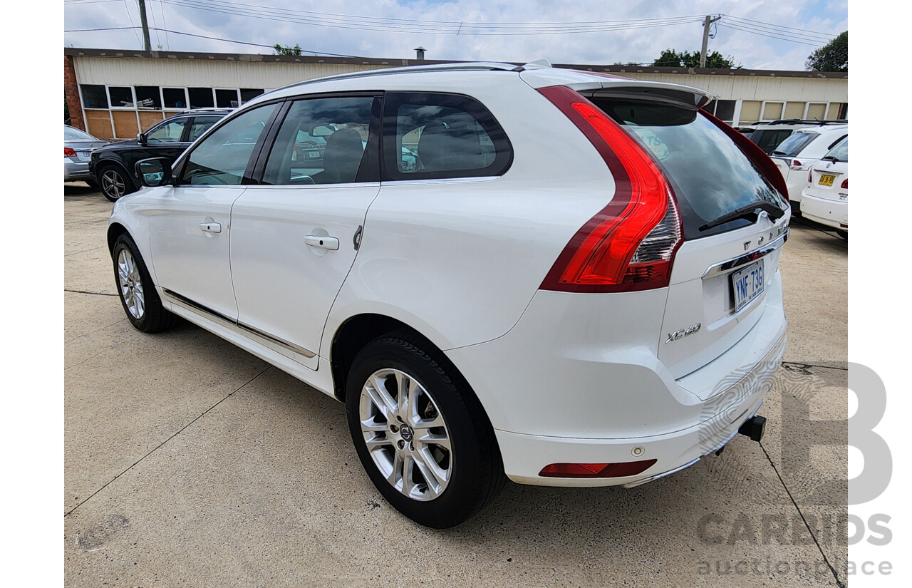 8/2014 Volvo Xc60 D5 Luxury DZ MY14 4d Wagon White 2.4L