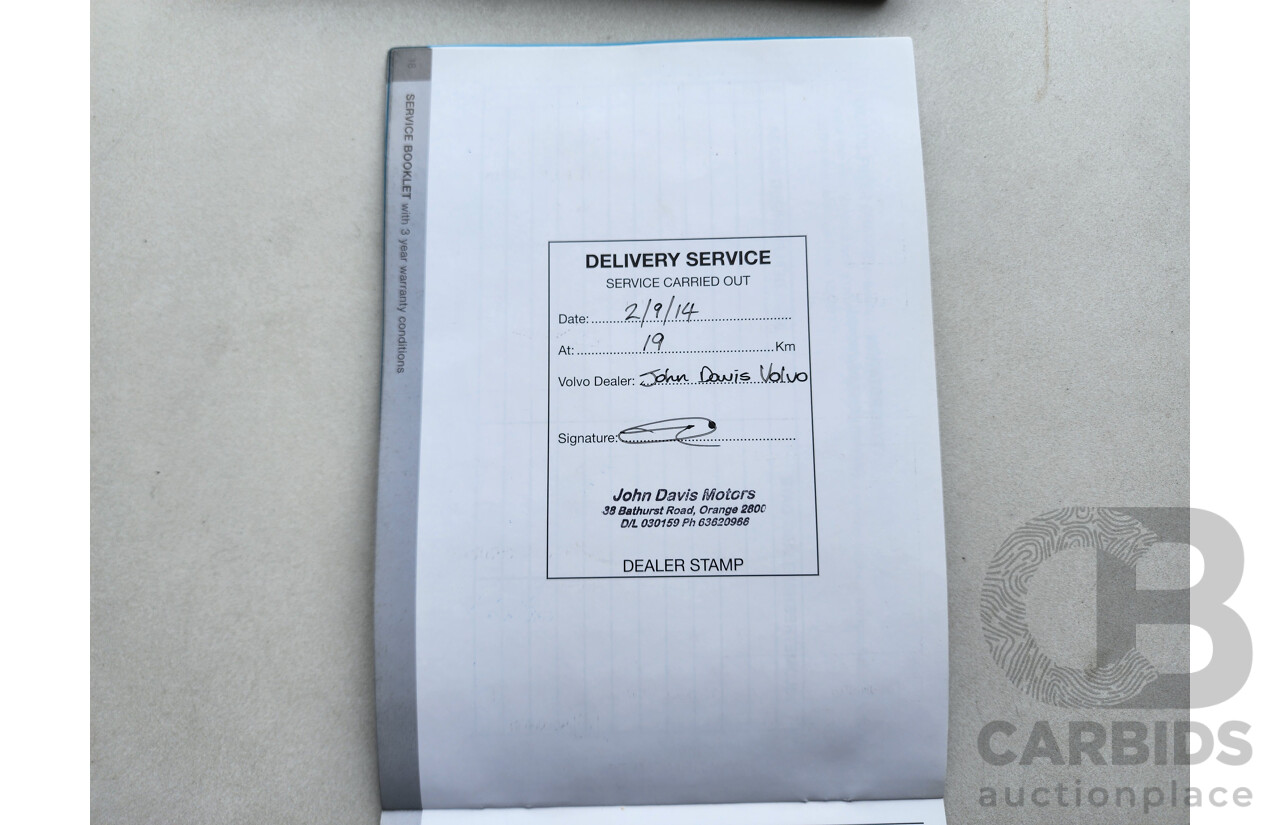 8/2014 Volvo Xc60 D5 Luxury DZ MY14 4d Wagon White 2.4L