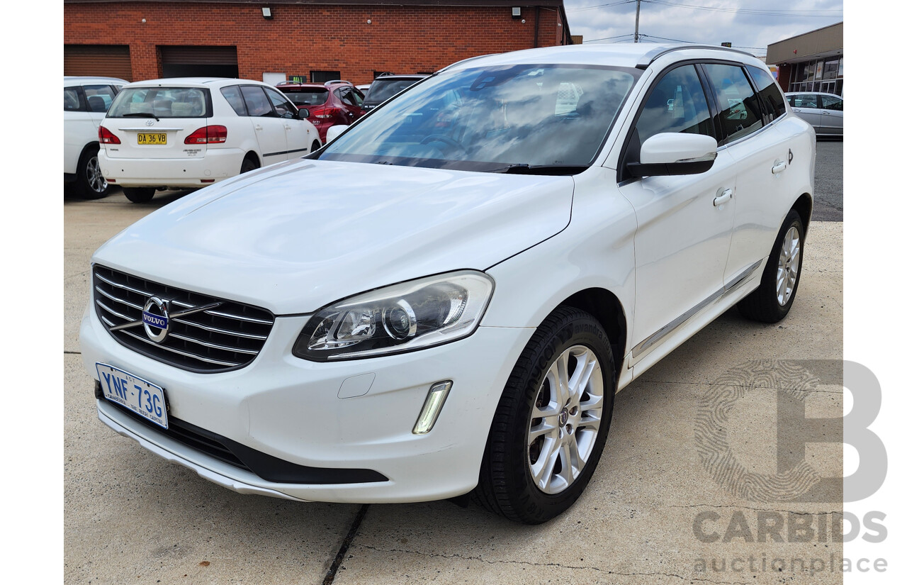 8/2014 Volvo Xc60 D5 Luxury DZ MY14 4d Wagon White 2.4L