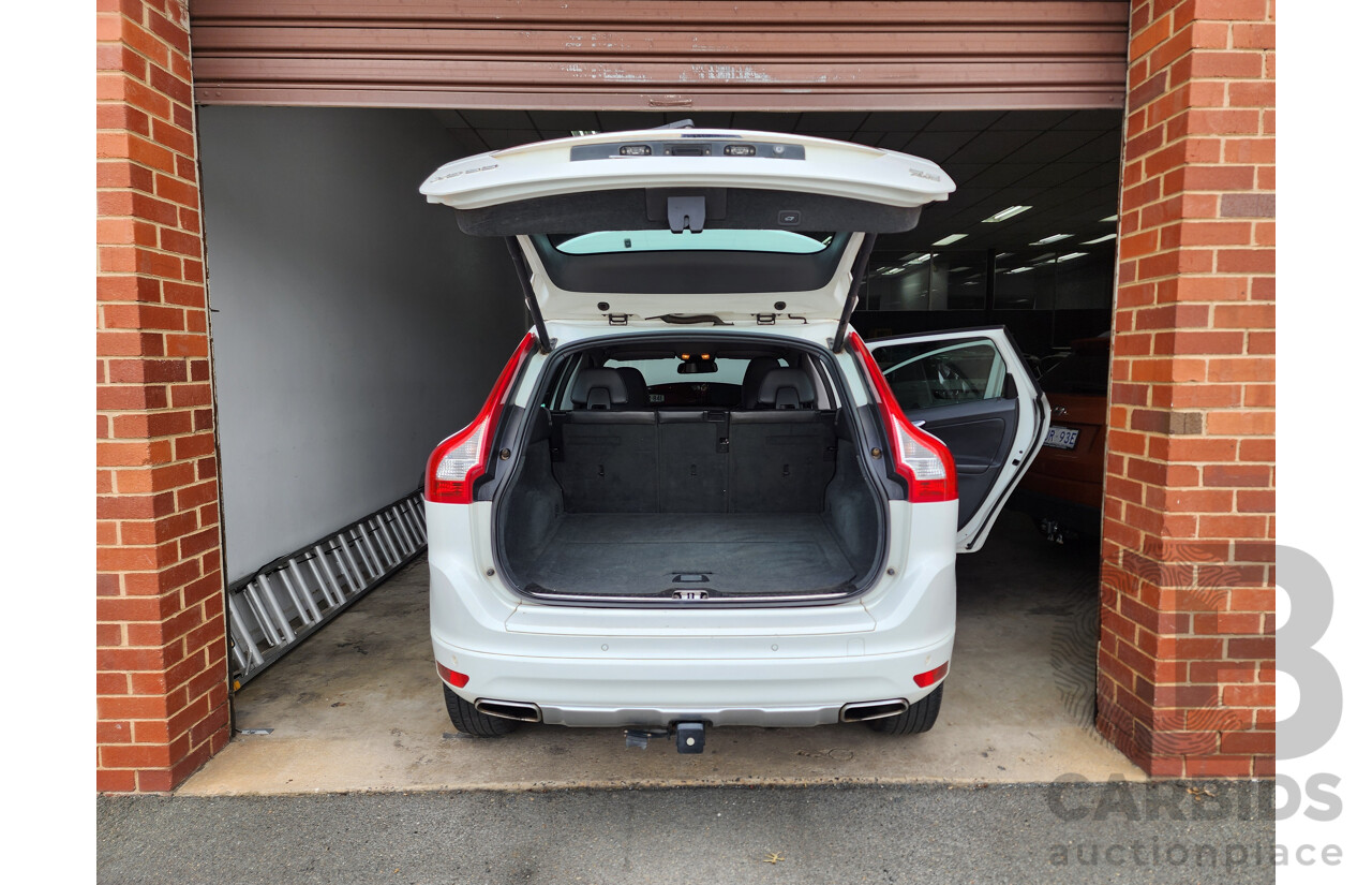 8/2014 Volvo Xc60 D5 Luxury DZ MY14 4d Wagon White 2.4L