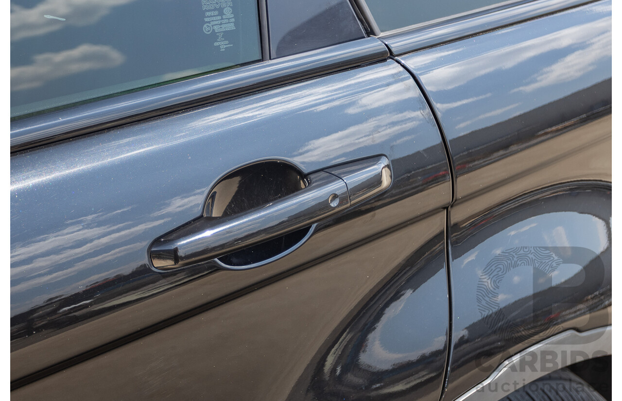 12/2016 Range Rover Evoque TD4 150 SE (AWD) LV MY17 5D Wagon Santorini Black Metallic Turbo Diesel 2.0L