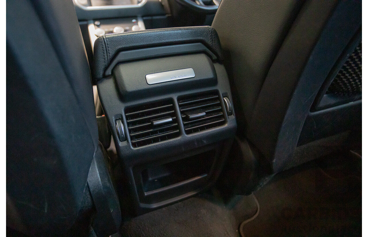 12/2016 Range Rover Evoque TD4 150 SE (AWD) LV MY17 5D Wagon Santorini Black Metallic Turbo Diesel 2.0L