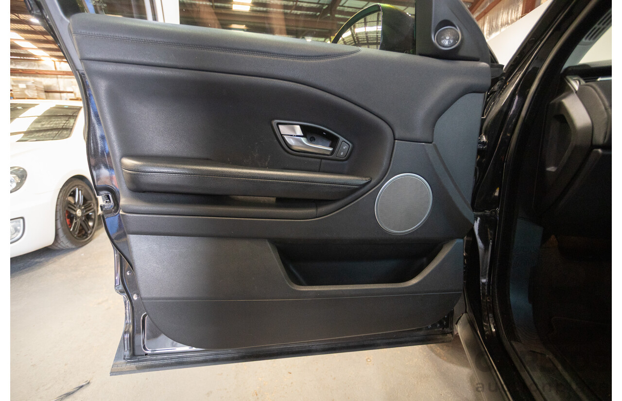 12/2016 Range Rover Evoque TD4 150 SE (AWD) LV MY17 5D Wagon Santorini Black Metallic Turbo Diesel 2.0L