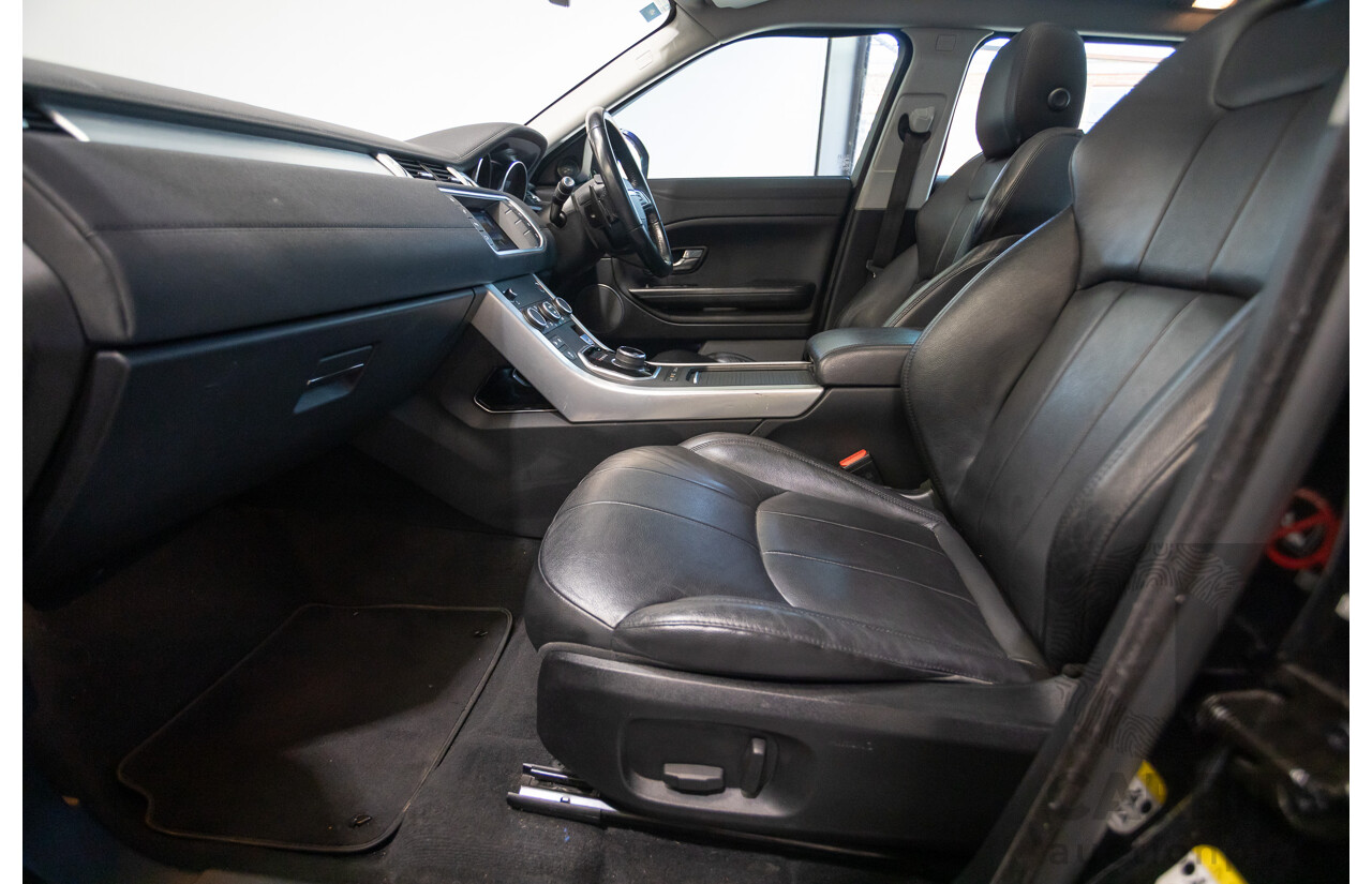 12/2016 Range Rover Evoque TD4 150 SE (AWD) LV MY17 5D Wagon Santorini Black Metallic Turbo Diesel 2.0L