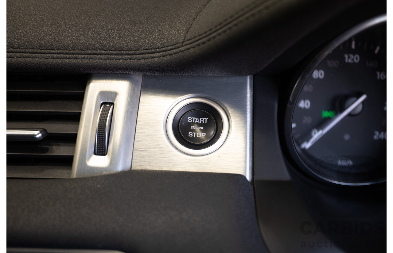 12/2016 Range Rover Evoque TD4 150 SE (AWD) LV MY17 5D Wagon Santorini Black Metallic Turbo Diesel 2.0L