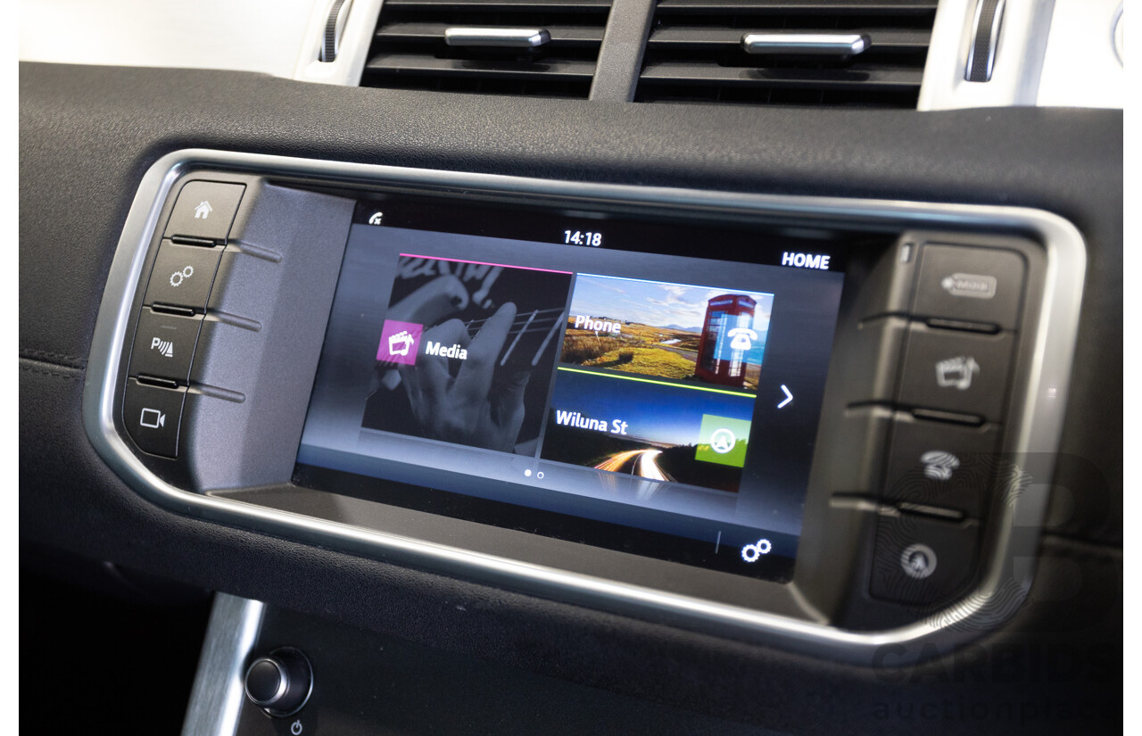 12/2016 Range Rover Evoque TD4 150 SE (AWD) LV MY17 5D Wagon Santorini Black Metallic Turbo Diesel 2.0L