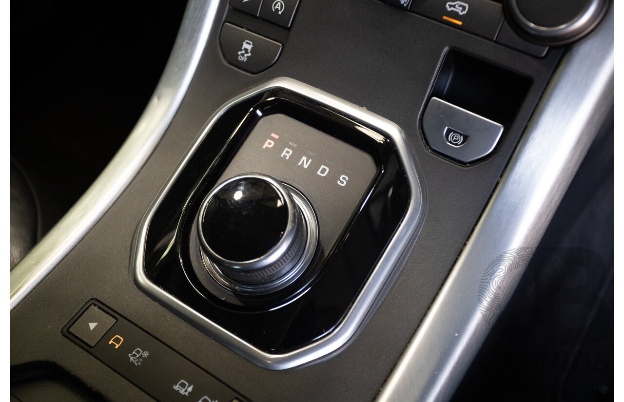 12/2016 Range Rover Evoque TD4 150 SE (AWD) LV MY17 5D Wagon Santorini Black Metallic Turbo Diesel 2.0L