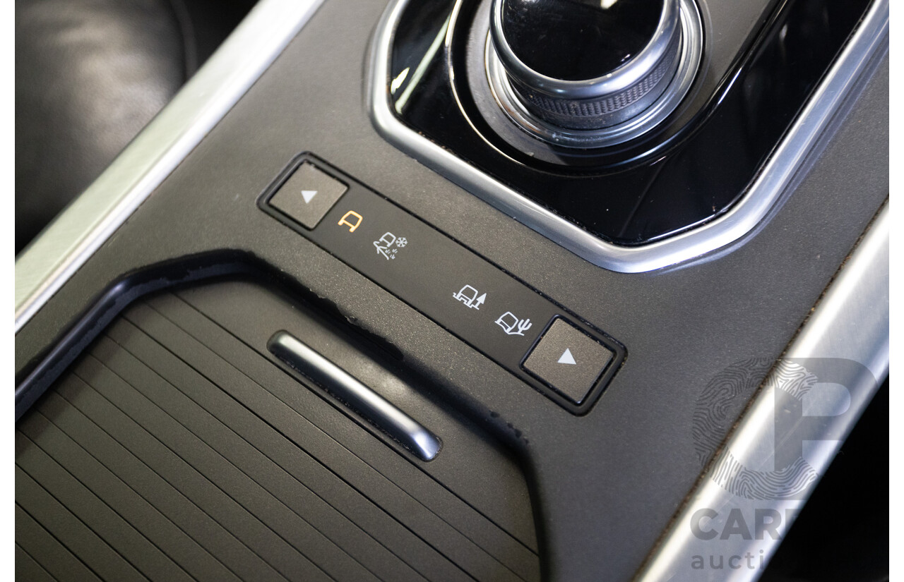 12/2016 Range Rover Evoque TD4 150 SE (AWD) LV MY17 5D Wagon Santorini Black Metallic Turbo Diesel 2.0L