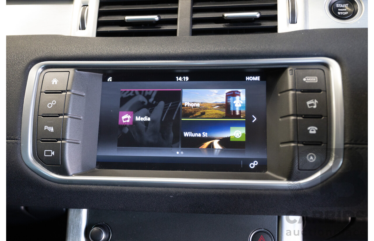 12/2016 Range Rover Evoque TD4 150 SE (AWD) LV MY17 5D Wagon Santorini Black Metallic Turbo Diesel 2.0L