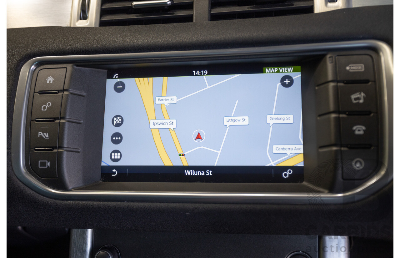 12/2016 Range Rover Evoque TD4 150 SE (AWD) LV MY17 5D Wagon Santorini Black Metallic Turbo Diesel 2.0L