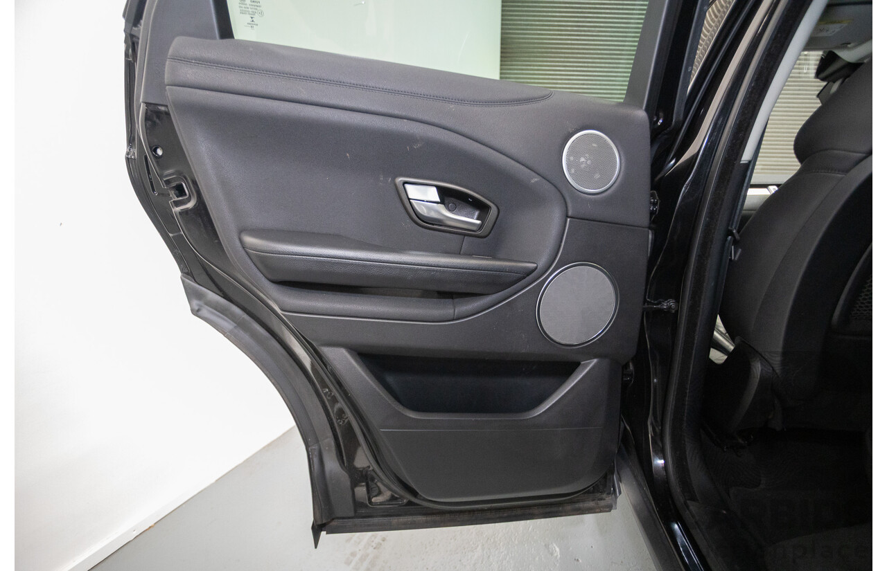 12/2016 Range Rover Evoque TD4 150 SE (AWD) LV MY17 5D Wagon Santorini Black Metallic Turbo Diesel 2.0L