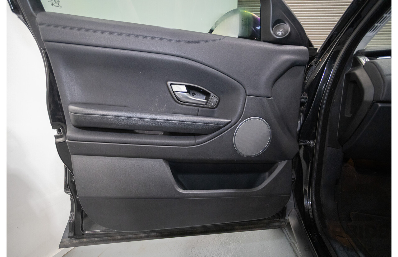 12/2016 Range Rover Evoque TD4 150 SE (AWD) LV MY17 5D Wagon Santorini Black Metallic Turbo Diesel 2.0L