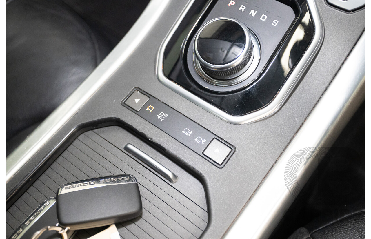 12/2016 Range Rover Evoque TD4 150 SE (AWD) LV MY17 5D Wagon Santorini Black Metallic Turbo Diesel 2.0L