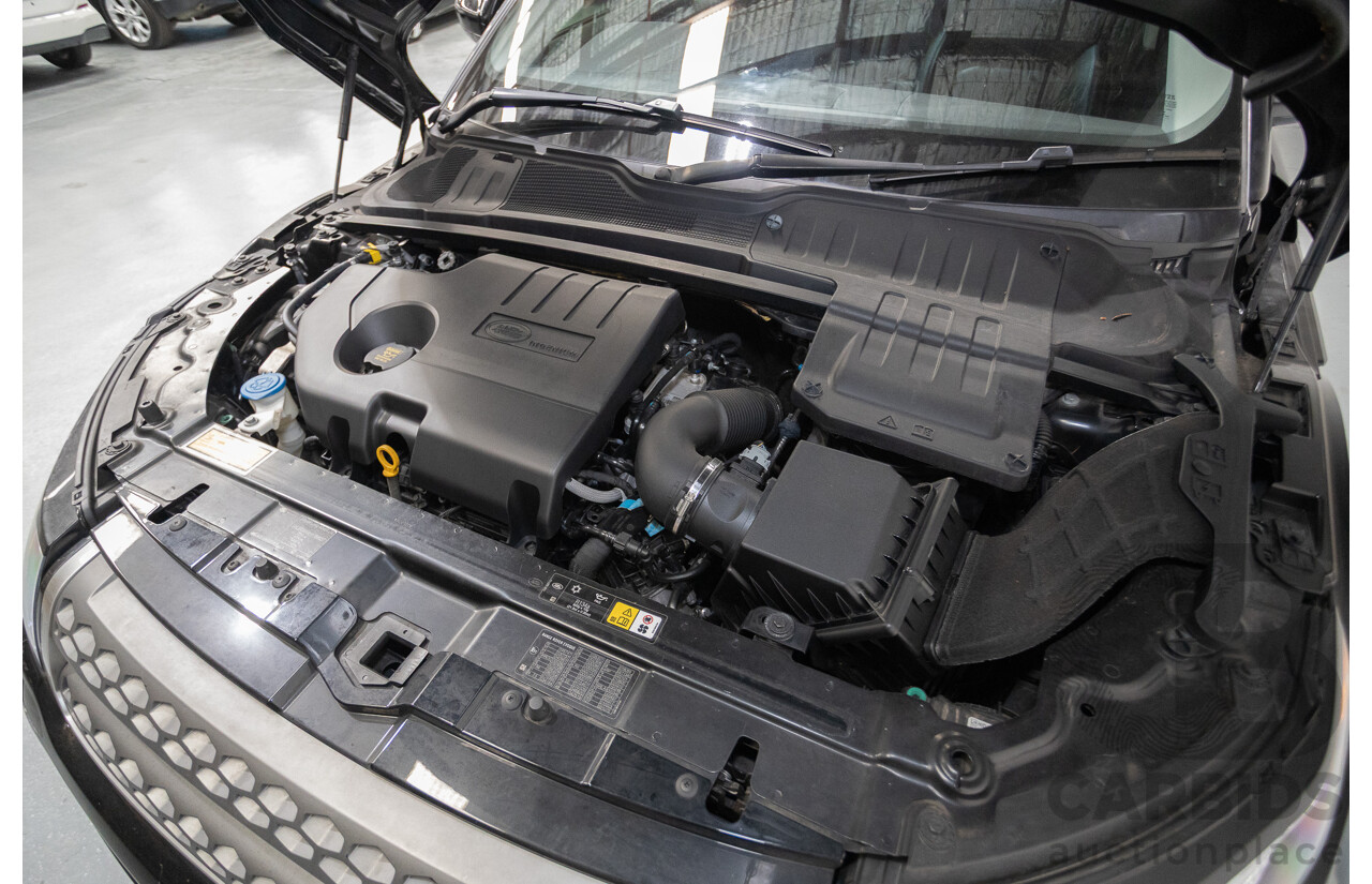 12/2016 Range Rover Evoque TD4 150 SE (AWD) LV MY17 5D Wagon Santorini Black Metallic Turbo Diesel 2.0L