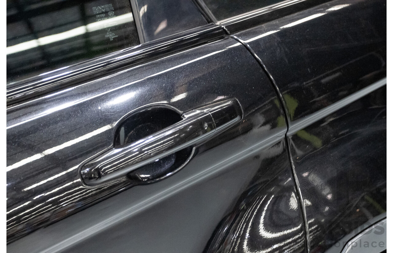 12/2016 Range Rover Evoque TD4 150 SE (AWD) LV MY17 5D Wagon Santorini Black Metallic Turbo Diesel 2.0L