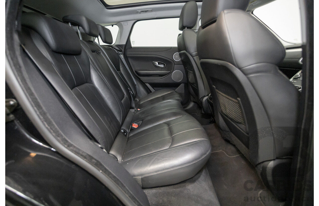 12/2016 Range Rover Evoque TD4 150 SE (AWD) LV MY17 5D Wagon Santorini Black Metallic Turbo Diesel 2.0L