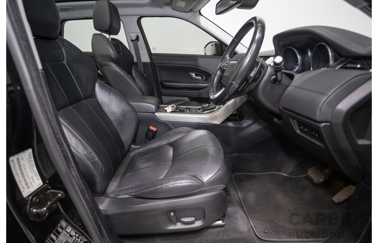 12/2016 Range Rover Evoque TD4 150 SE (AWD) LV MY17 5D Wagon Santorini Black Metallic Turbo Diesel 2.0L