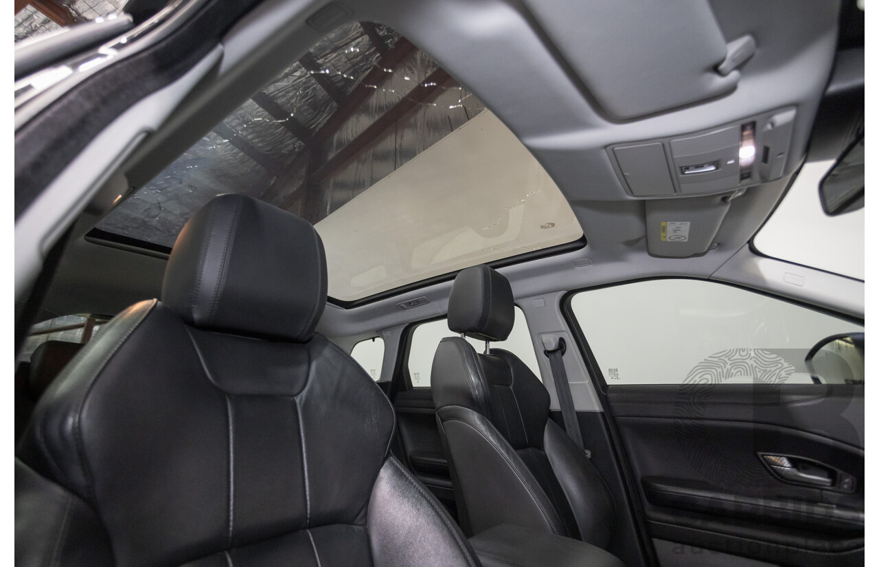 12/2016 Range Rover Evoque TD4 150 SE (AWD) LV MY17 5D Wagon Santorini Black Metallic Turbo Diesel 2.0L