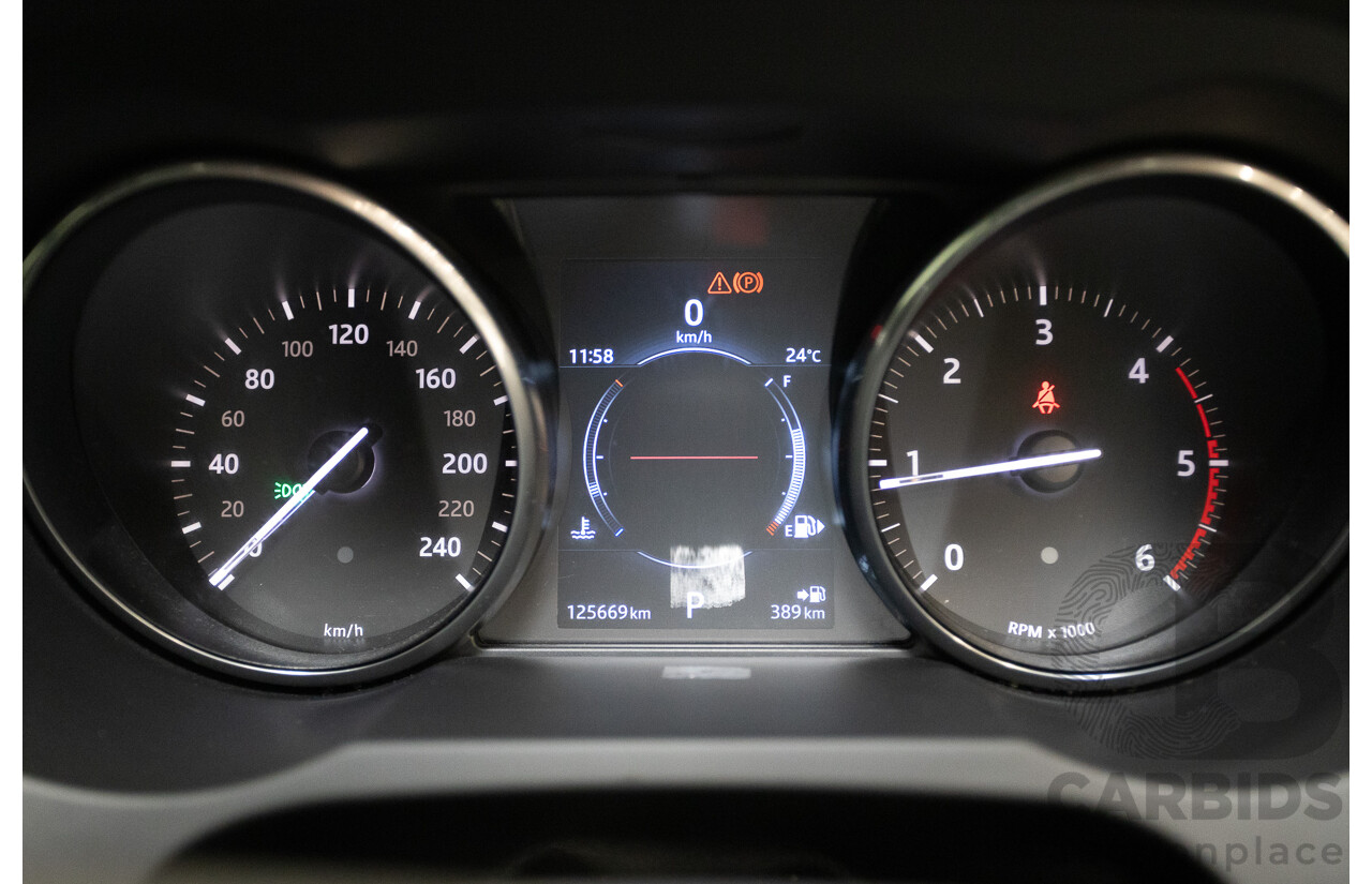 12/2016 Range Rover Evoque TD4 150 SE (AWD) LV MY17 5D Wagon Santorini Black Metallic Turbo Diesel 2.0L