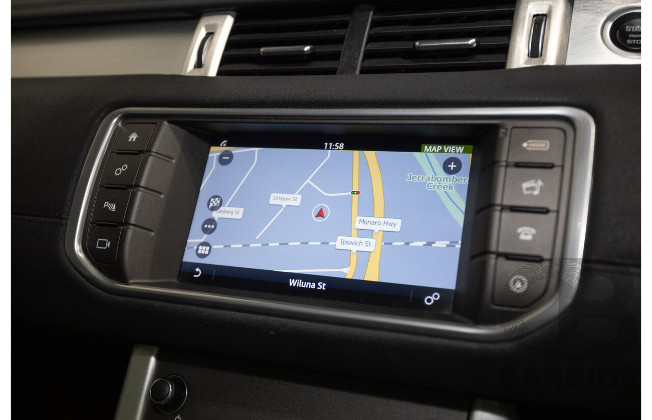 12/2016 Range Rover Evoque TD4 150 SE (AWD) LV MY17 5D Wagon Santorini Black Metallic Turbo Diesel 2.0L