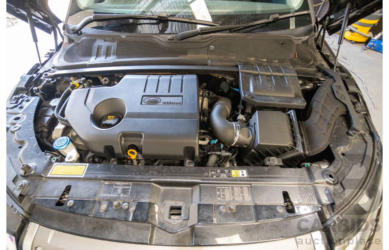 12/2016 Range Rover Evoque TD4 150 SE (AWD) LV MY17 5D Wagon Santorini Black Metallic Turbo Diesel 2.0L