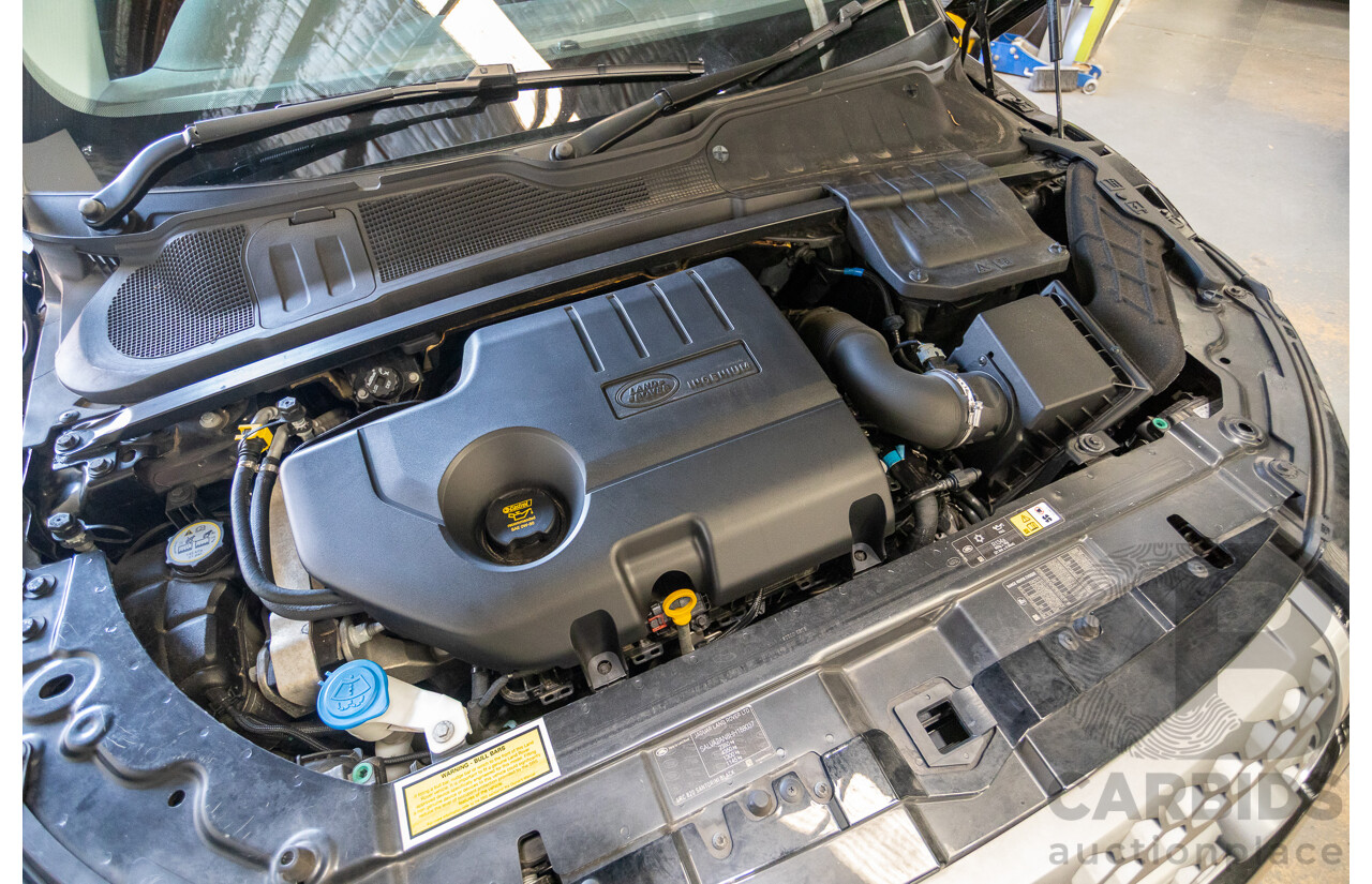 12/2016 Range Rover Evoque TD4 150 SE (AWD) LV MY17 5D Wagon Santorini Black Metallic Turbo Diesel 2.0L