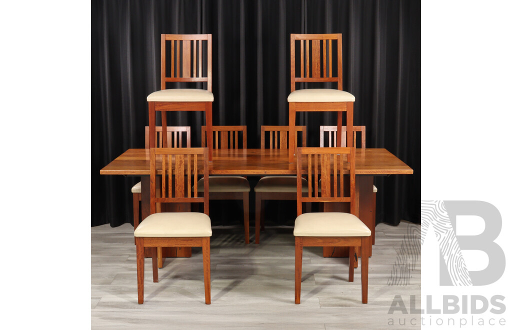 Nicholas Dattner & Co. 'Noojee' Dining Table with Eight 'Austin' Dining Chairs (Numbered 9963, Dated 17/12/2008)