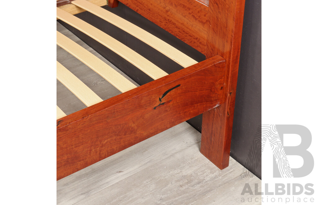 Nicholas Dattner & Co. 'Weller' Queen Size Bed Frame (Numbered 9963 Dated 17/12/2008)