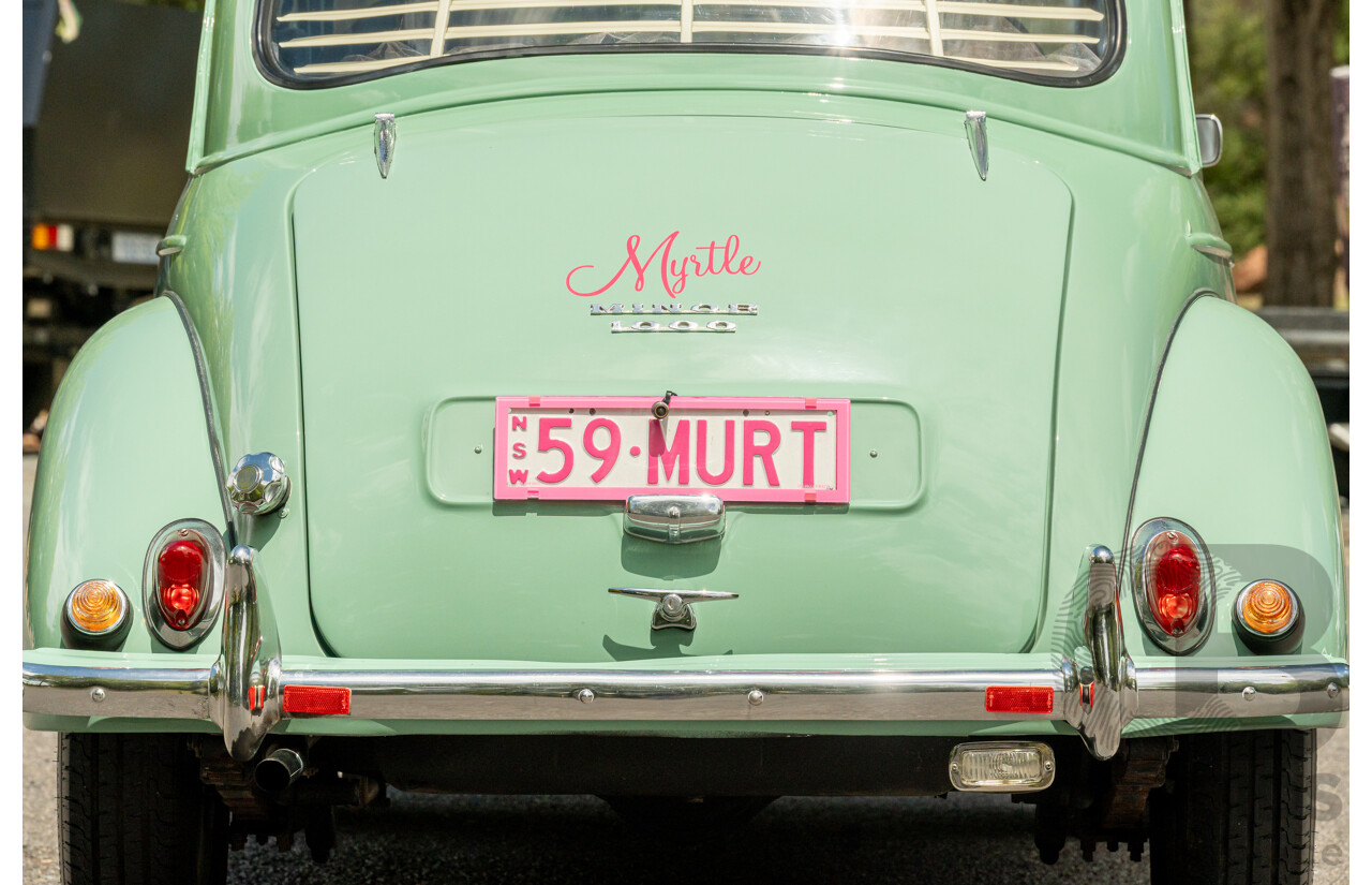 1/1959 Morris Minor 1000 Series III Light Pastel Green Datsun 1.2L - Engineered