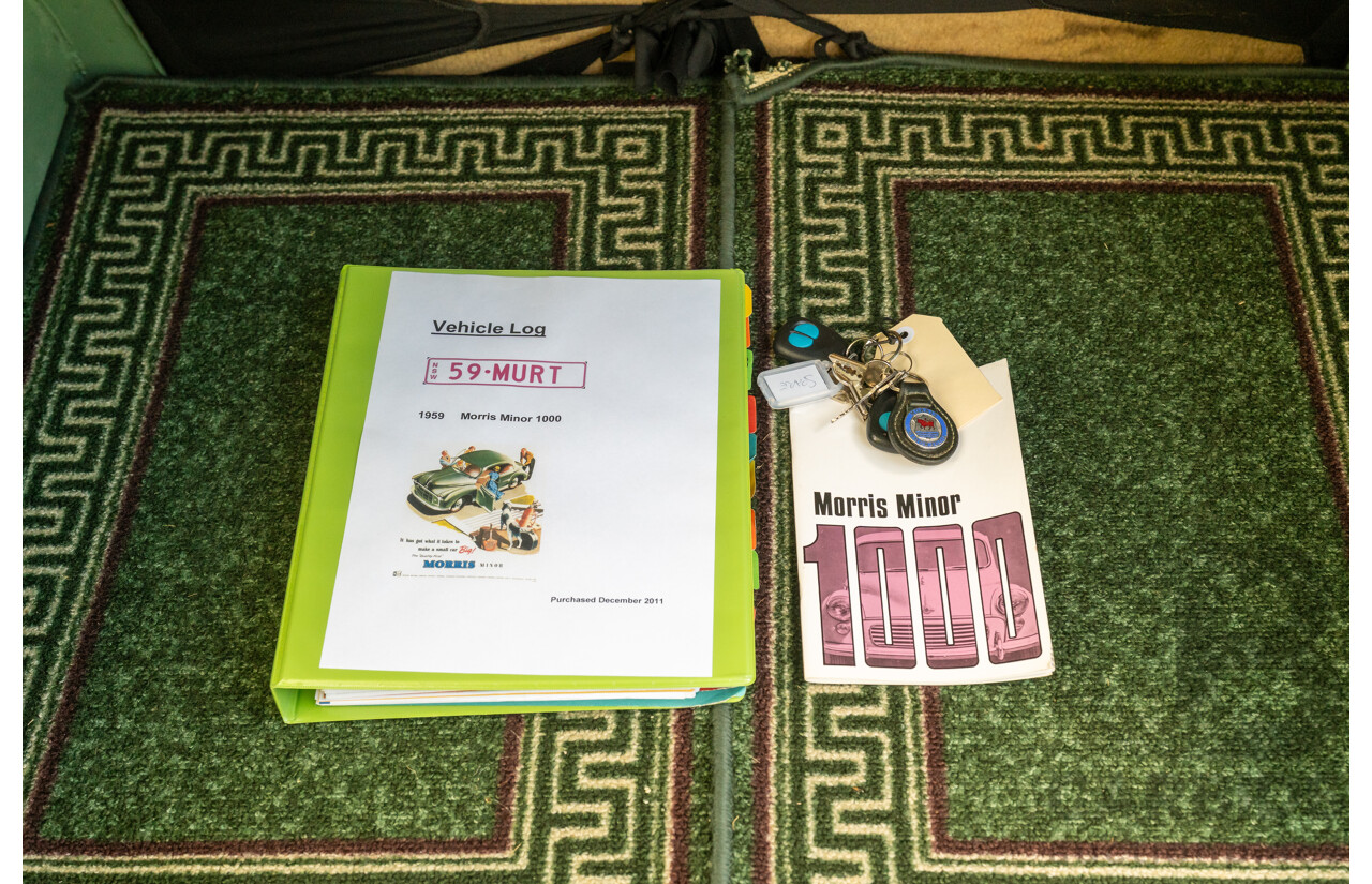 1/1959 Morris Minor 1000 Series III Light Pastel Green Datsun 1.2L - Engineered