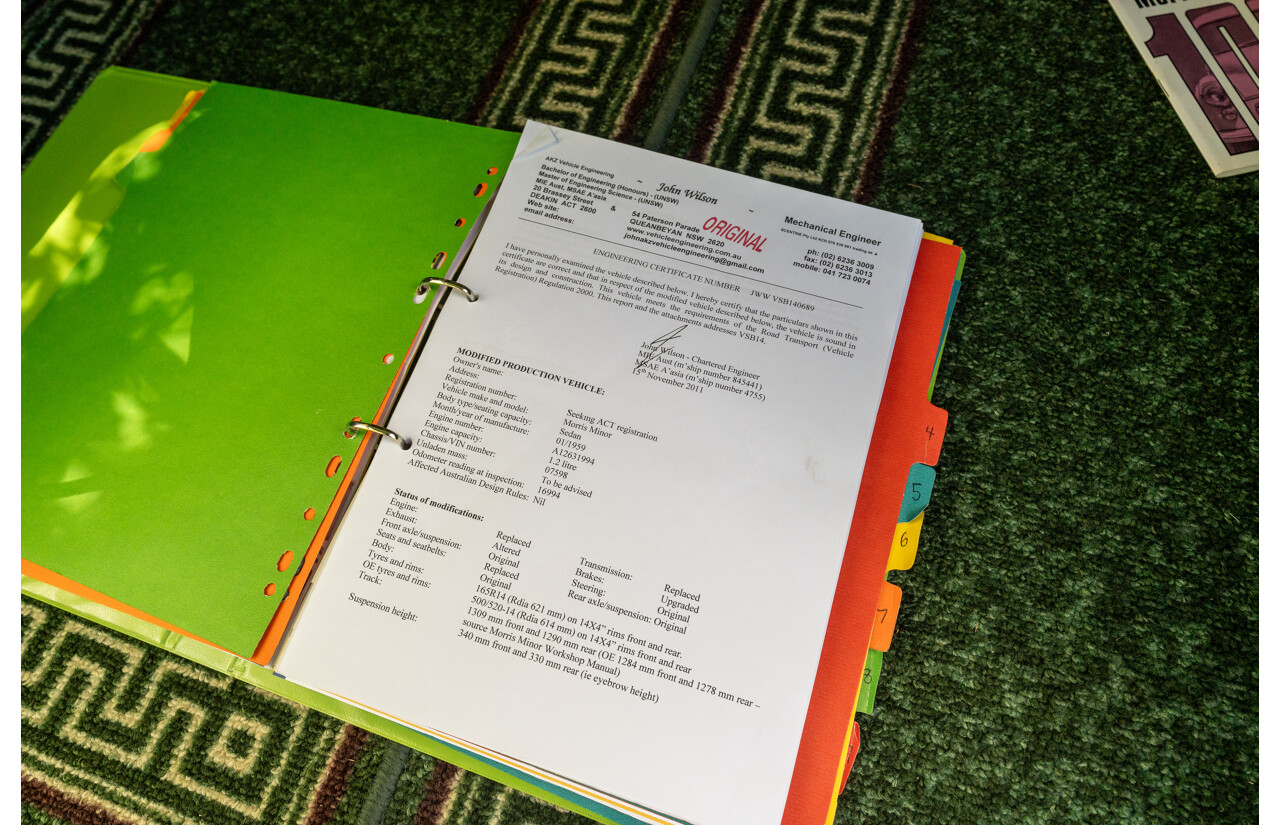 1/1959 Morris Minor 1000 Series III Light Pastel Green Datsun 1.2L - Engineered