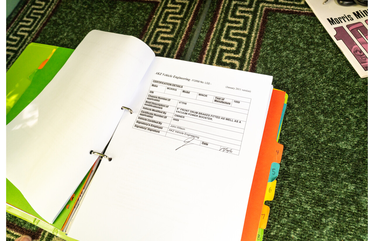 1/1959 Morris Minor 1000 Series III Light Pastel Green Datsun 1.2L - Engineered