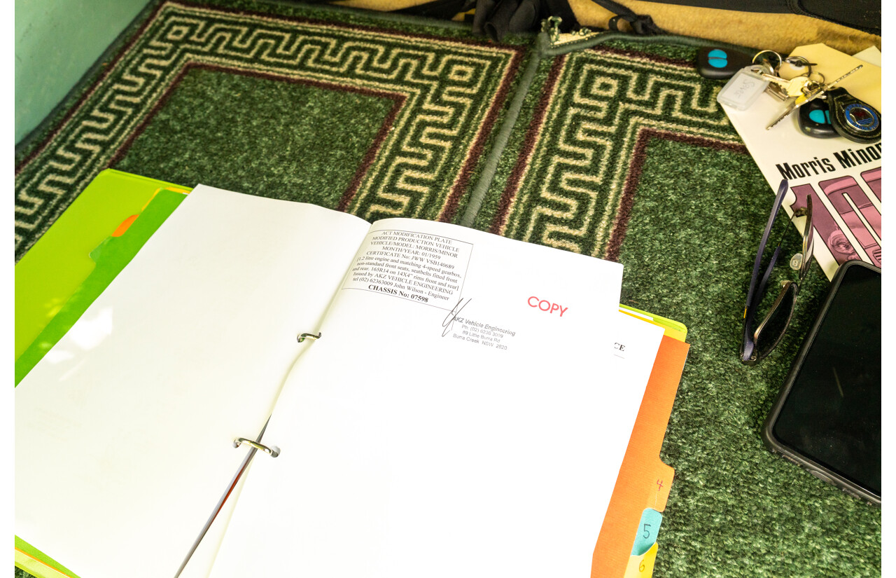 1/1959 Morris Minor 1000 Series III Light Pastel Green Datsun 1.2L - Engineered