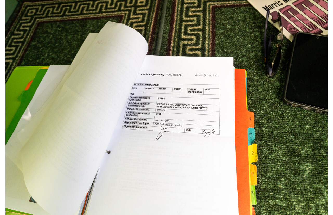 1/1959 Morris Minor 1000 Series III Light Pastel Green Datsun 1.2L - Engineered