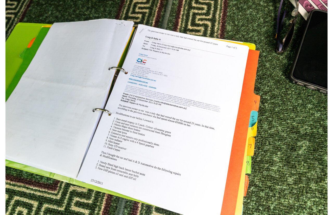 1/1959 Morris Minor 1000 Series III Light Pastel Green Datsun 1.2L - Engineered