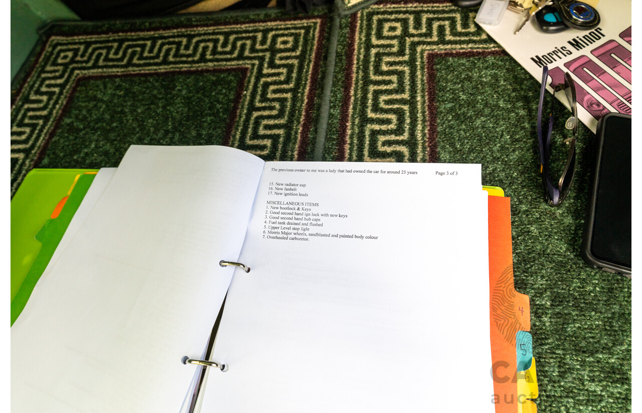 1/1959 Morris Minor 1000 Series III Light Pastel Green Datsun 1.2L - Engineered