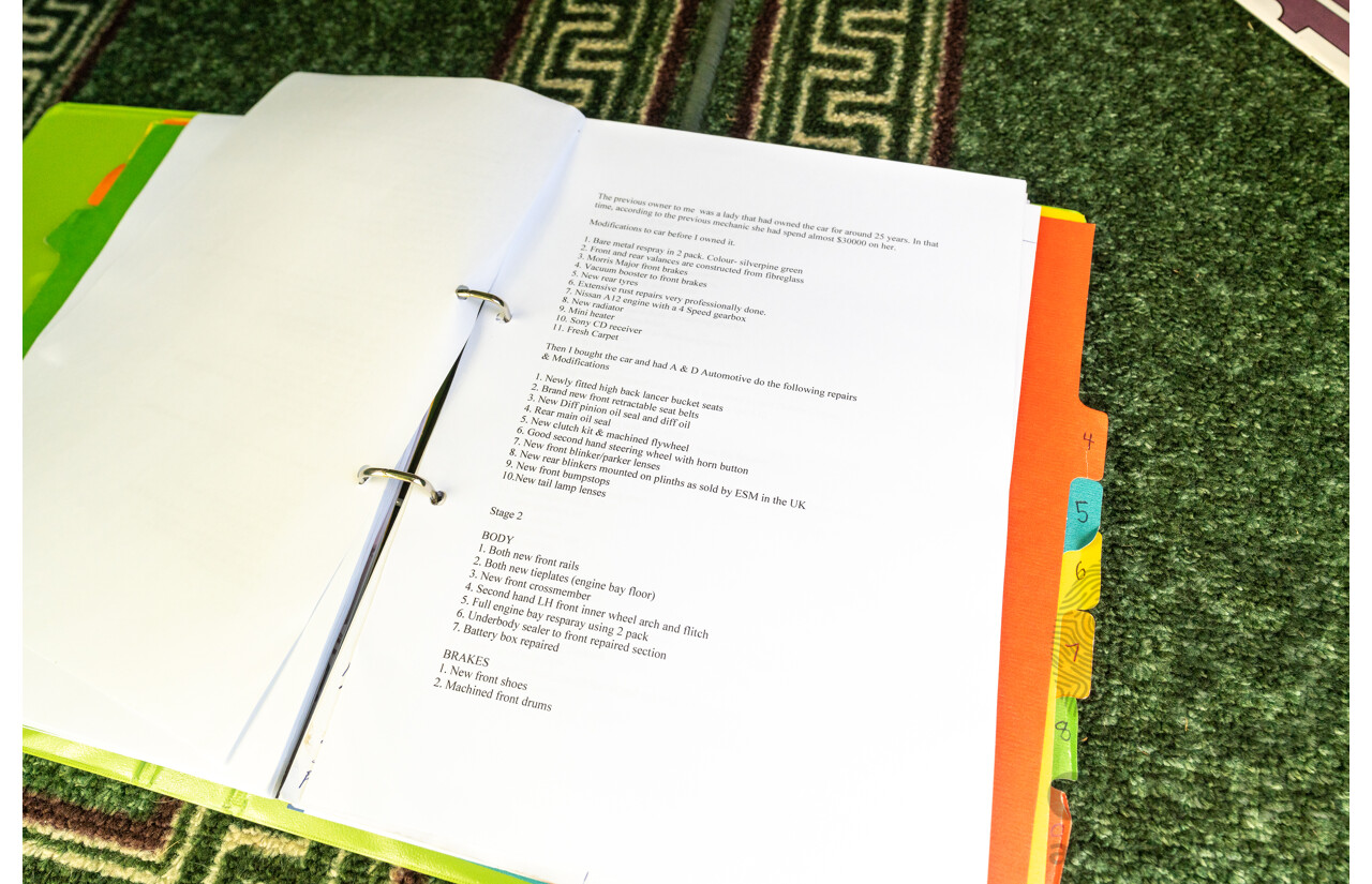 1/1959 Morris Minor 1000 Series III Light Pastel Green Datsun 1.2L - Engineered