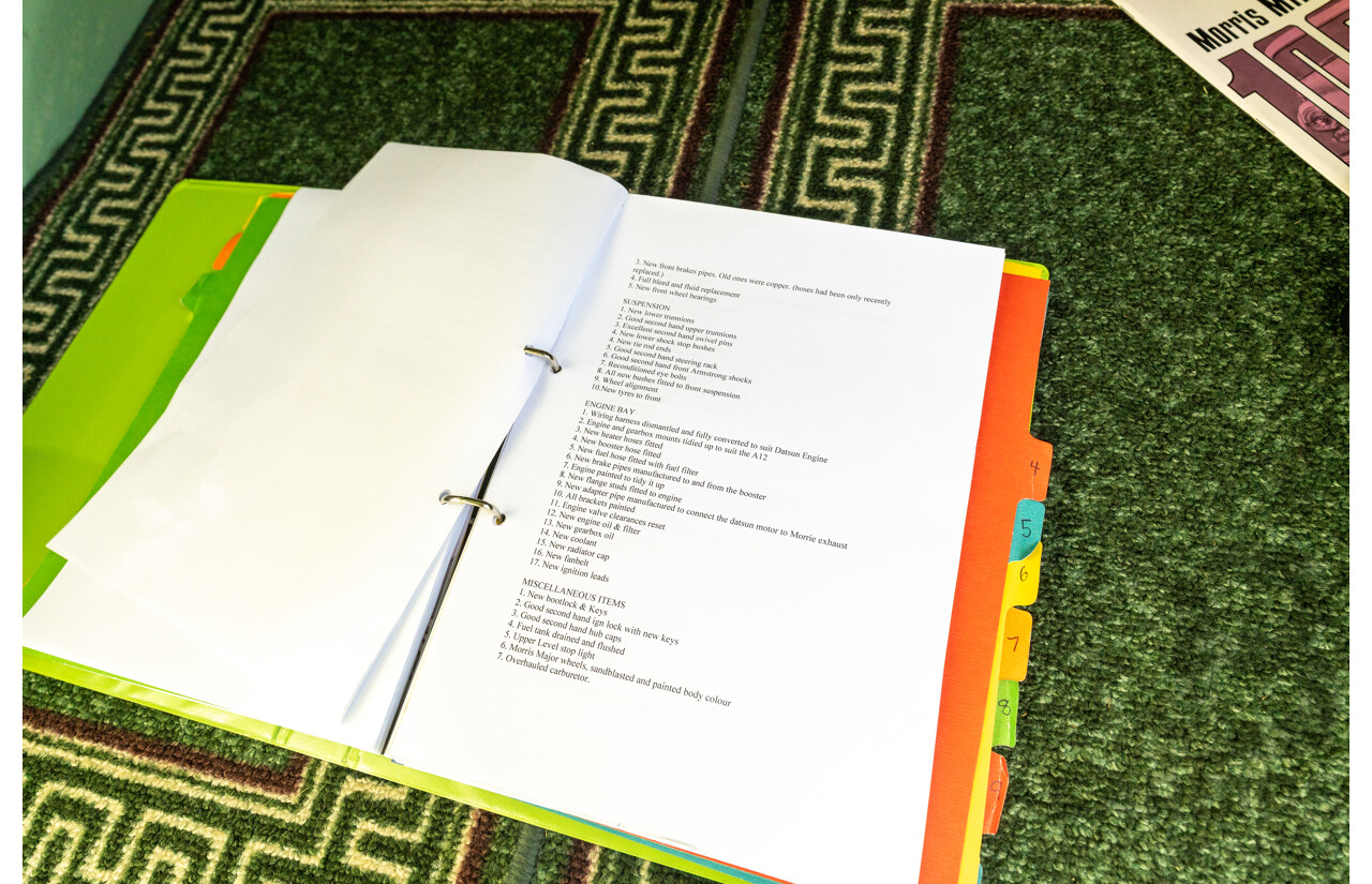 1/1959 Morris Minor 1000 Series III Light Pastel Green Datsun 1.2L - Engineered