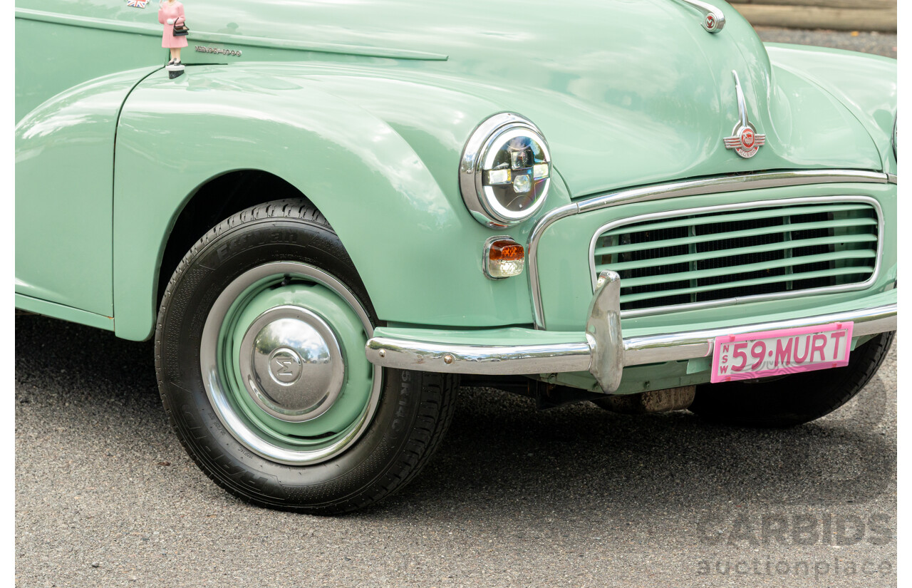 1/1959 Morris Minor 1000 Series III Light Pastel Green Datsun 1.2L - Engineered